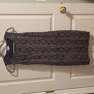 Sparkly sheath tank dress